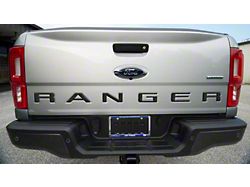 Tailgate Insert Letters; Reflective Gloss Black (19-23 Ranger)