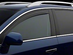 Weathertech Side Window Deflectors; Front; Dark Smoke (19-23 Ranger SuperCab)