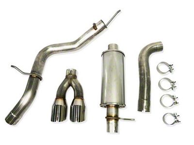 Roush Single Exhaust System with Polished Y-Pipe Tip; Side Exit (19-23 Ranger)