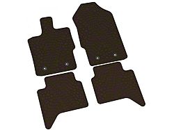 FLEXTREAD Factory Floorpan Fit Tire Tread/Scorched Earth Scene Front and Rear Floor Mats; Brown (19-23 Ranger SuperCrew)