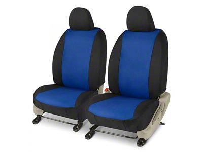 Covercraft Precision Fit Seat Covers Endura Custom Front Row Seat Covers; Blue/Black (19-23 Ranger XL, XLT)