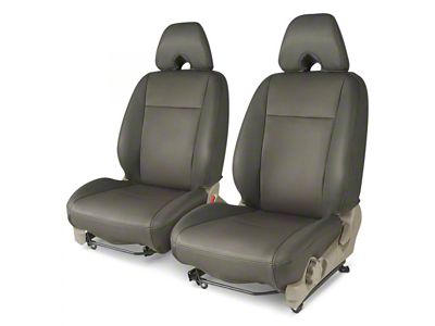 Covercraft Precision Fit Seat Covers Leatherette Custom Front Row Seat Covers; Stone (19-23 Ranger XL, XLT)