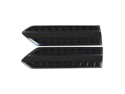 OMAC Side Door Moldings; Black (19-23 Ranger XLT)