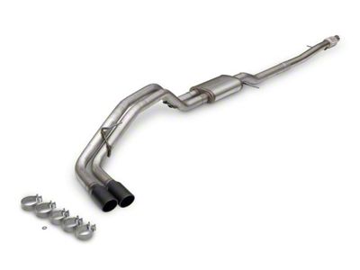 Flowmaster FlowFX Dual Exhaust System with Black Tips; Same Side Exit (19-23 Ranger)