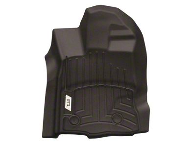RTR Front and Rear Floor Liners; Black (19-23 Ranger SuperCrew)