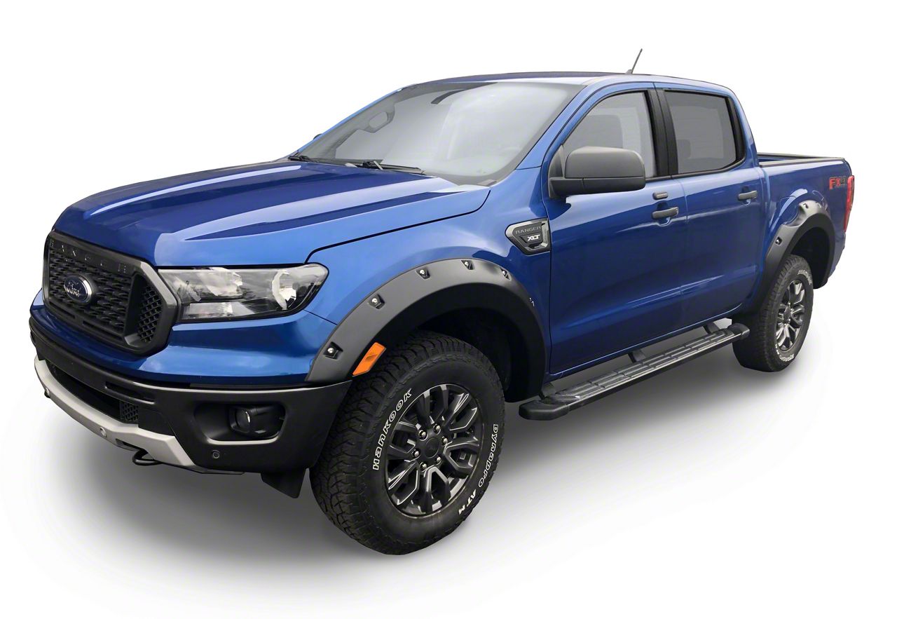 Bushwacker Ranger Pocket Style Fender Flares; Matte Black 2094902 (1923 Ranger SuperCrew