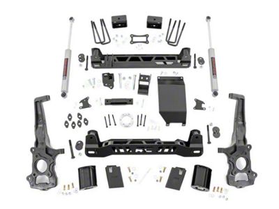 Rough Country 6-Inch Suspension Lift Kit with Premium N3 Shocks (19-23 4WD Ranger w/ Factory Cast Steel Knuckles)