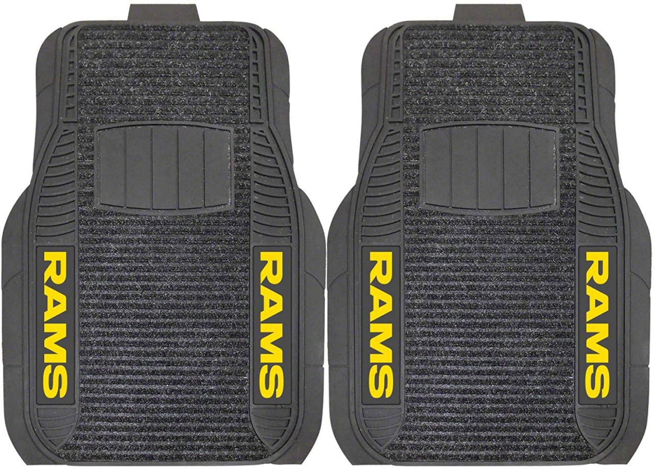 F 350 Super Duty Molded Front Floor Mats With Los Angeles Rams Logo Universal Some Adaptation 6388