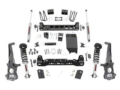 Rough Country 6-Inch Suspension Lift Kit with Lifted N3 Struts and Premium N3 Shocks (19-23 4WD Ranger w/ Factory Aluminum Knuckles)