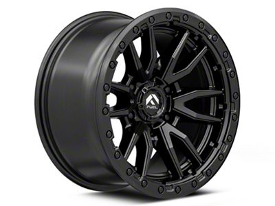 Fuel Wheels Rebel Matte Black 6-Lug Wheel; 17x9; 1mm Offset (19-23 Ranger)