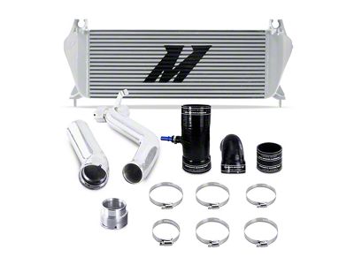 Mishimoto Performance Intercooler Kit with Polished Piping; Silver (19-23 Ranger)