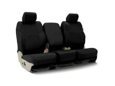 Coverking Cordura Ballistic Custom-Fit Front Seat Covers; Black (19-23 Ranger w/ Manual Seats)