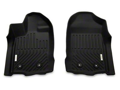 Proven Ground Precision Molded Front and Rear Floor Liners; Black (19-23 Ranger SuperCrew)