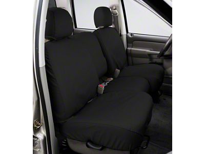 Covercraft Seat Saver Polycotton Custom Second Row Seat Cover; Charcoal (19-23 Ranger SuperCrew)