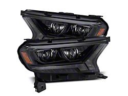 AlphaRex LUXX-Series LED Projector Headlights; Alpha Black Housing; Clear Lens (19-23 Ranger)