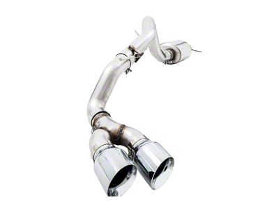 AWE 0FG Single Exhaust System with Chrome Silver Tips; Rear Exit (19-23 Ranger)
