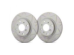 SP Performance Peak Series Slotted 6-Lug Rotors with Gray ZRC Coating; Rear Pair (19-23 Ranger)