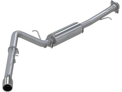 MBRP Armor Lite Single Exhaust System with Polished Tip; Side Exit (07-10 Yukon Denali)