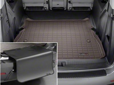 Weathertech DigitalFit Cargo Liner with Bumper Protector; Behind 2nd Row; Cocoa (21-23 Yukon)