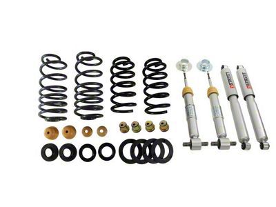 Belltech Lowering Kit with Street Performance Shocks; 1 or 2-Inch Front / 3 to 4-Inch Rear (15-20 2WD Yukon w/o MagneRide)
