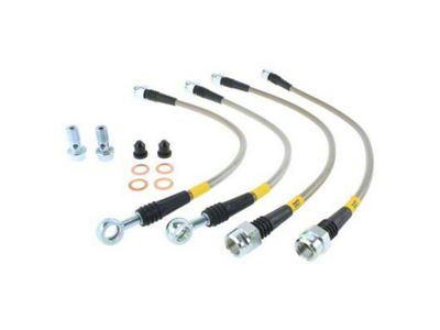 StopTech Stainless Steel Braided Brake Line Kit; Rear (07-08 Yukon)