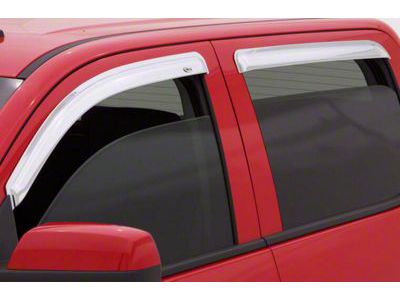 Ventvisor Window Deflectors; Front and Rear; Chrome (15-20 Yukon)