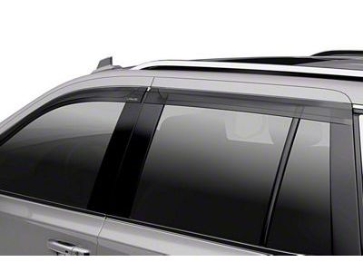 Low Profile Ventvisor Window Deflectors; Front and Rear; Dark Smoke (21-23 Yukon)