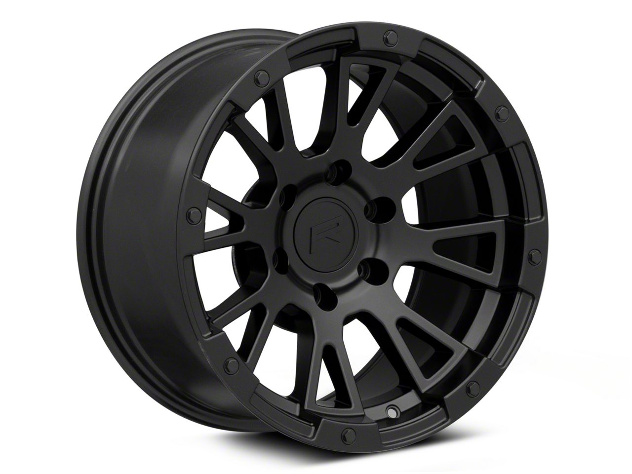 Rovos Wheels Yukon Karoo Matte Black 6-Lug Wheel; 17x9; -6mm Offset ...