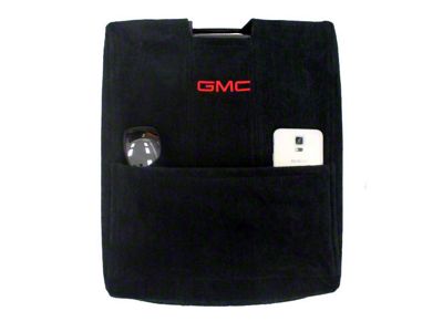 Center Console Cover with GMC Logo; Black (07-14 Sierra 2500 HD w/ Bench Seats)