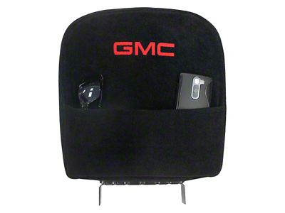 Center Console Cover with GMC Logo; Black (15-19 Sierra 2500 HD w/ Bench Seat)