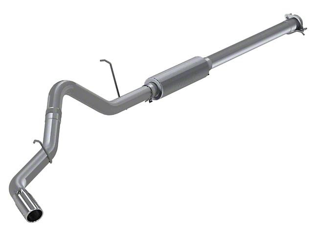 MBRP Armor Plus Single Exhaust System with Polished Tip; Side Exit (11-19 6.0L Sierra 2500 HD)