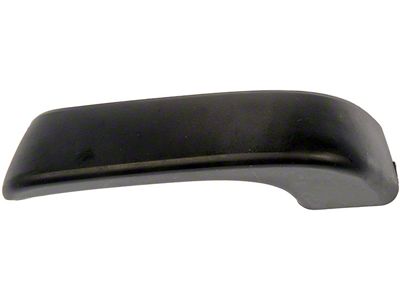 Interior Door Handle; Front and Rear Left; Black; Paint to Match; Plastic (07-14 Sierra 2500 HD Crew Cab)