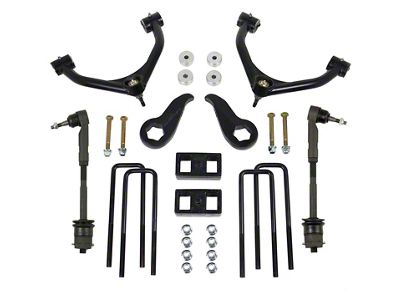 ReadyLIFT 3.50-Inch Front / 1-Inch Rear SST Suspension Lift Kit with Fabricated Control Arms (11-19 Silverado 3500 HD)