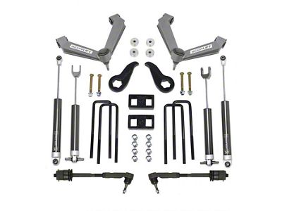 ReadyLIFT 3.50-Inch Front / 2-Inch Rear SST Suspension Lift Kit with Fabricated Control Arms and Falcon 1.1 Monotube Shocks (11-19 Sierra 3500 HD)