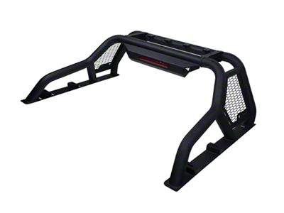 Armordillo CR1 Chase Rack with 3rd Brake Light; Matte Black (99-23 Sierra 1500)