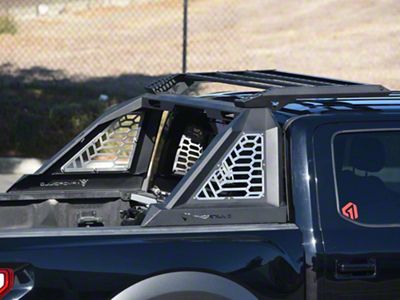 Armordillo CR-X Rack Chase Rack; Matte Black (97-23 F-150 Styleside)