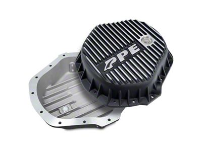 PPE Heavy-Duty Aluminum Rear Differential Cover; Brushed (07-19 Sierra 3500 HD)