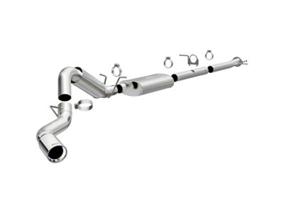 Magnaflow Street Series Single Exhaust System with Polished Tip; Side Exit (20-23 6.6L Gas Silverado 2500 HD)