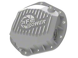 AFE Street Series Rear Differential Cover with Machined Fins; Raw (07-19 Silverado 3500 HD)