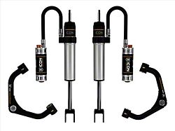 ICON Vehicle Dynamics V.S. 2.5 Series CDCV Front Shock System with Tubular Upper Control Arms for 0 to 2-Inch Lift (20-23 Silverado 2500 HD)