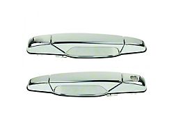 Exterior Door Handles; Front; Chrome (07-14 Sierra 2500 HD)