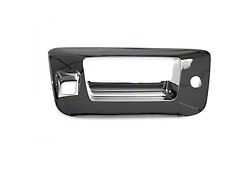 Tailgate Handle Bezel with Lock Provision and Backup Camera Opening; Chrome (07-14 Silverado 3500 HD)