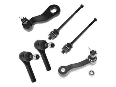 Front Inner and Outer Tie Rods with Idler and Pitman Arms (07-10 Silverado 2500 HD)