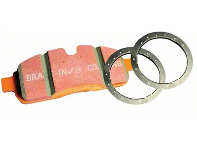 EBC Brakes Orangestuff Extra Duty Carbon Granular Brake Pads; Rear Pair (15-19 Silverado 2500 HD)