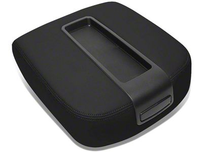 Center Console Lid; Black (07-14 Sierra 2500 HD)