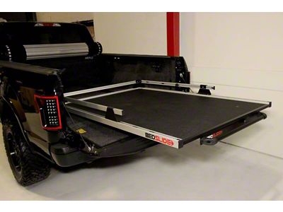 Bedslide 1500 Contractor Bed Cargo Slide; Silver (97-23 F-150 Styleside w/ 6-1/2-Foot Bed)