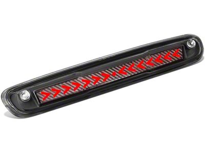LED Third Brake Light with Sequential Arrow; Black (07-14 Sierra 2500 HD)