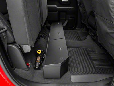 Tuffy Security Products Under Rear Seat Lockbox (20-23 Sierra 2500 HD Crew Cab)
