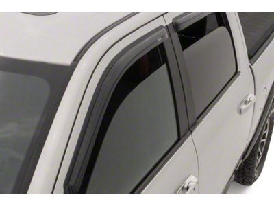 Ventvisor Window Deflectors; Front and Rear; Dark Smoke (20-23 Sierra 2500 HD Double Cab)