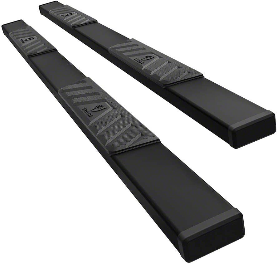 Sierra 2500 5-Inch Riser Side Step Bars; Textured Black (07-19 Sierra ...